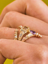 Load image into Gallery viewer, 'Inara' ring :: Purple sapphire :: ready to ship