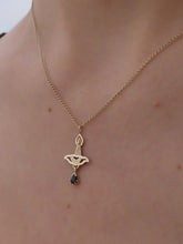 Load image into Gallery viewer, 'Ruya' Necklace : Green Sapphire : ready to ship