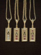 Load image into Gallery viewer, &#39;Ruhi&#39; Pendant :: Orange Sapphire
