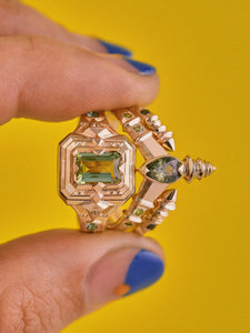 'Torque' ring :: Tourmaline