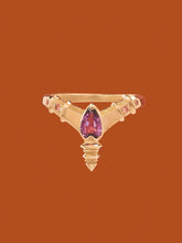 Load image into Gallery viewer, &#39;Inara&#39; ring :: Purple sapphire
