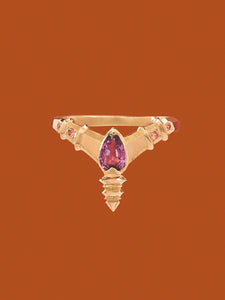 'Inara' ring :: Purple sapphire