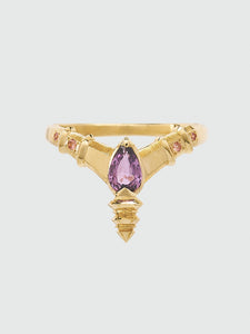 'Inara' ring :: Purple sapphire