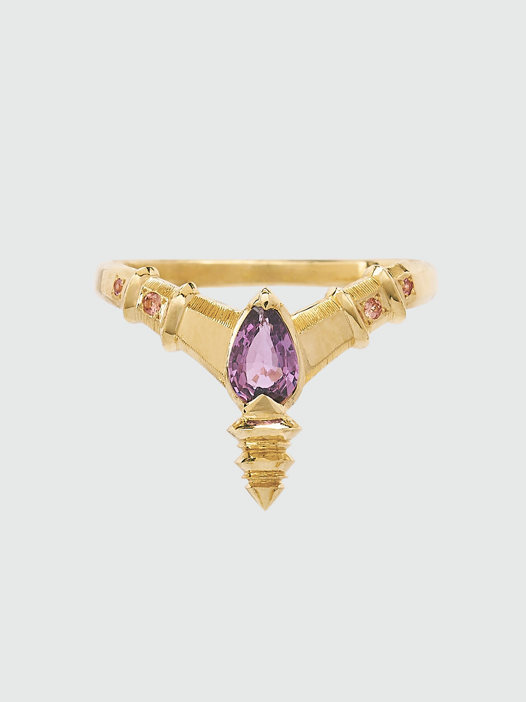 'Inara' ring :: Purple sapphire