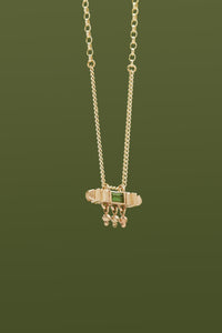 :RTS: 'Ohi' Necklace :: Green Tourmaline