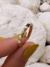 Load image into Gallery viewer, &#39;Idris&#39; Ring | Black Sapphire .:::. ready to ship
