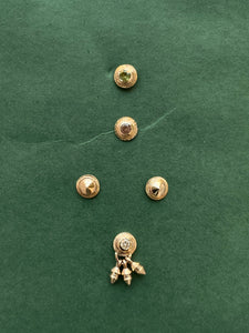 :RTS: Labrets and Nose Studs .::. 9ct yellow gold