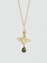 Load image into Gallery viewer, &#39;Ruya&#39; Necklace : Green Sapphire : ready to ship
