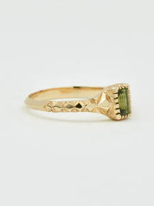 'Asha' Ring | Green Tourmaline