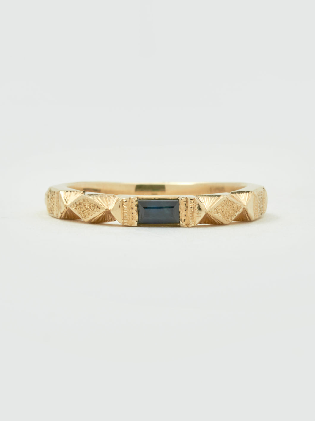 'Idris' Ring | Black Sapphire .:::. ready to ship